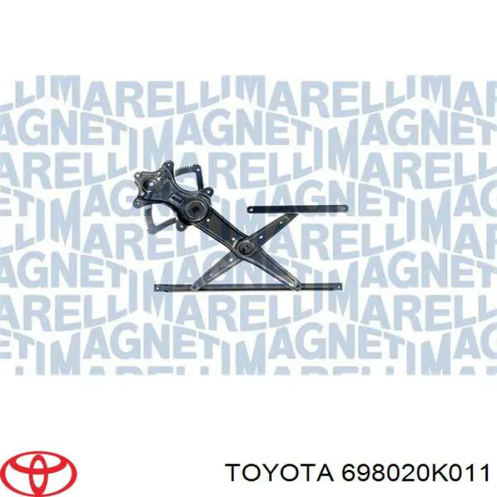 Mechanizm podnoszenia szyby drzwi przednich lewych do Toyota Hilux  KUN25