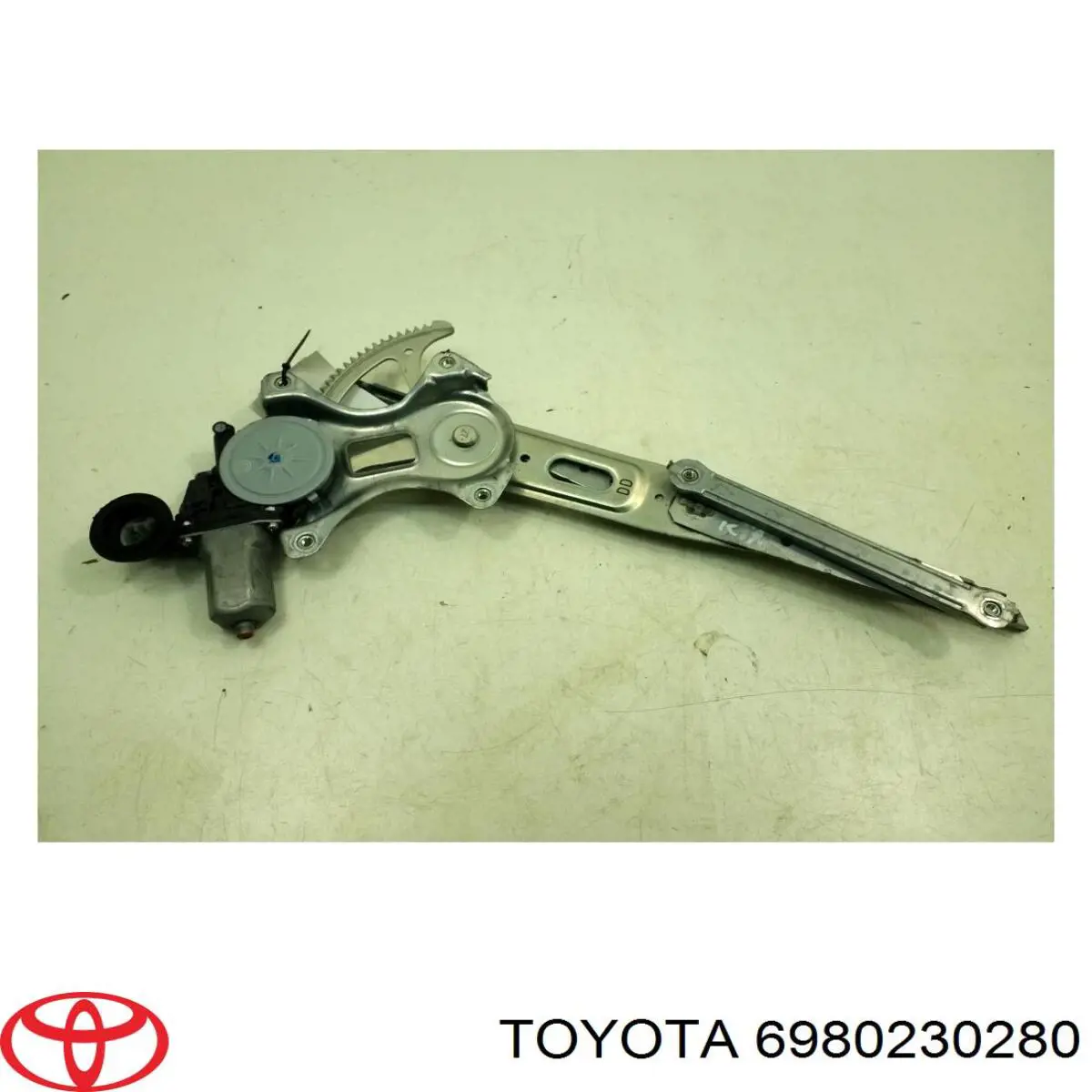 6980230280 Toyota Mechanizm podnoszenia szyby drzwi przednich lewych