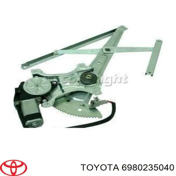 Do koszyka Mechanizm podnoszenia szyby drzwi przednich lewych Toyota Hilux  N