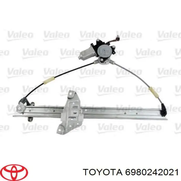 Do koszyka 6980242021 Toyota Mechanizm podnoszenia szyby drzwi przednich lewych