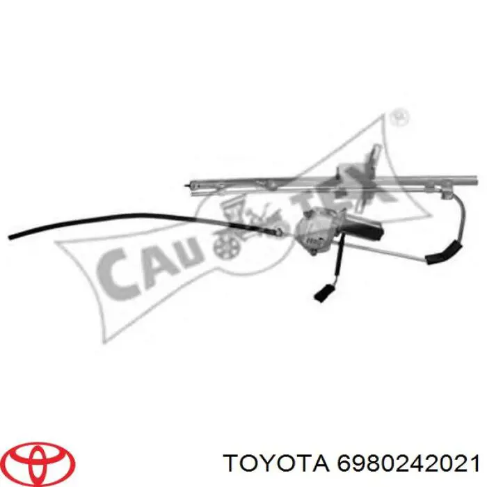 Mechanizm podnoszenia szyby drzwi przednich lewych 6980242021 Toyota