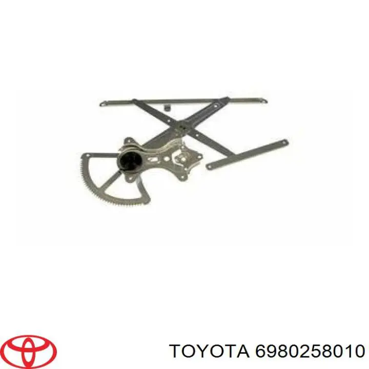 Do koszyka 6980258010 Toyota Mechanizm podnoszenia szyby drzwi przednich lewych