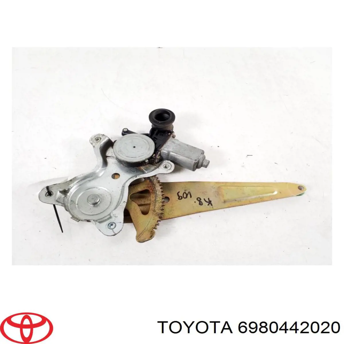 Do koszyka 6980442020 Toyota Mechanizm podnoszenia szyby drzwi tylnych lewych