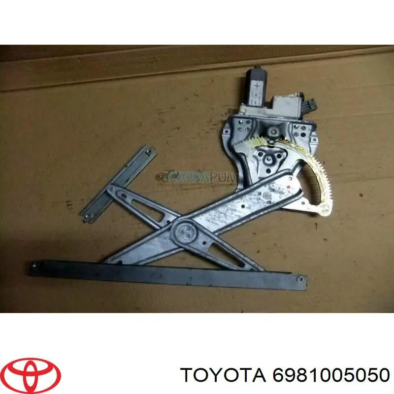6981005050 Toyota Mechanizm podnoszenia szyby drzwi przednich prawych