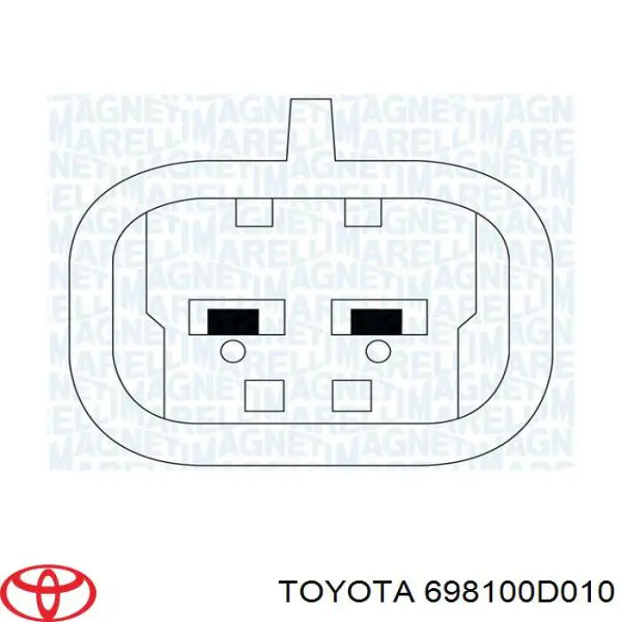 Do koszyka 698100D010 Toyota Mechanizm podnoszenia szyby drzwi przednich prawych