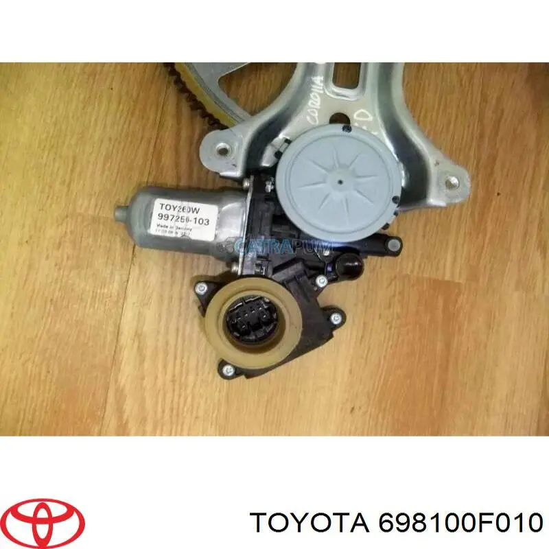 Mechanizm podnoszenia szyby drzwi przednich prawych Toyota 698100F010 cena, od 71,51 USD
