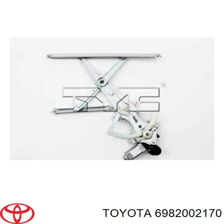 Do koszyka 6980212190 Toyota Mechanizm podnoszenia szyby drzwi przednich lewych