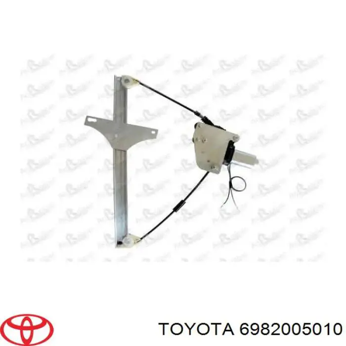 Do koszyka 6982005010 Toyota Mechanizm podnoszenia szyby drzwi przednich lewych