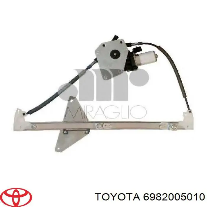 Mechanizm podnoszenia szyby drzwi przednich lewych 6982005010 Toyota