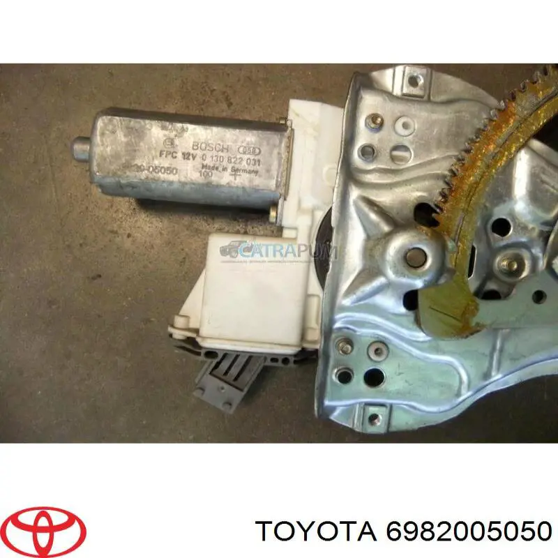Do koszyka 6982005050 Toyota Mechanizm podnoszenia szyby drzwi przednich lewych