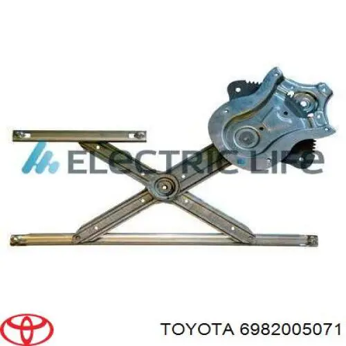 6982005071 Toyota Mechanizm podnoszenia szyby drzwi przednich lewych