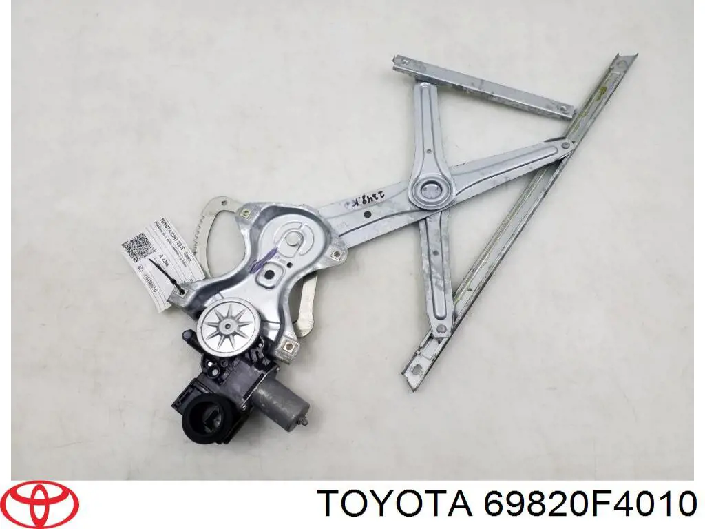 69820F4010 Toyota mechanizm podnoszenia szyby drzwi przednich lewych