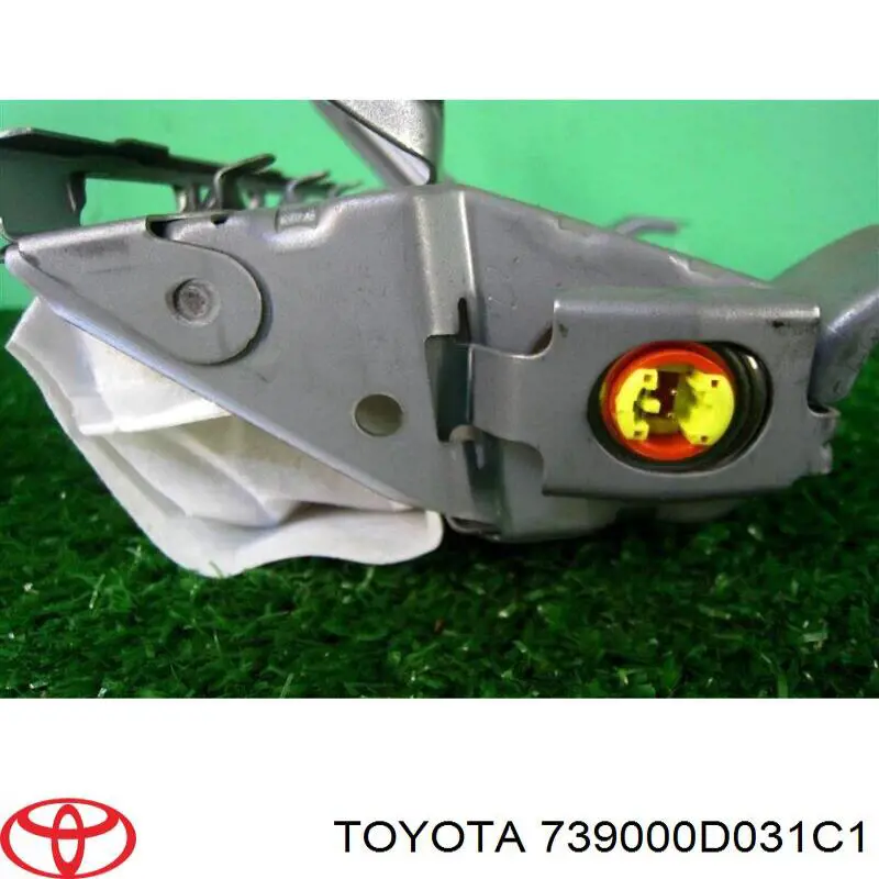 Do koszyka 739000D031C1 Toyota Poduszka powietrzna (AIRBAG) kierowcy, zabezpieczenie kolan