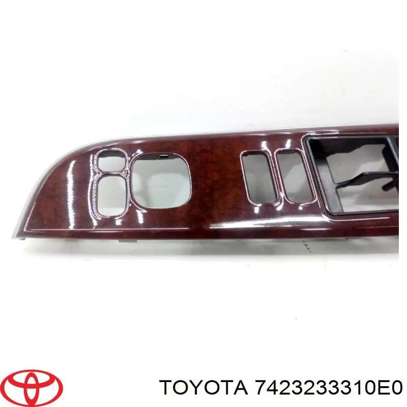 Panel (nakładka) modułu sterowania podnośnikiem szyby przedni lewy Toyota 7423233310E0 cena, od 141,83 USD