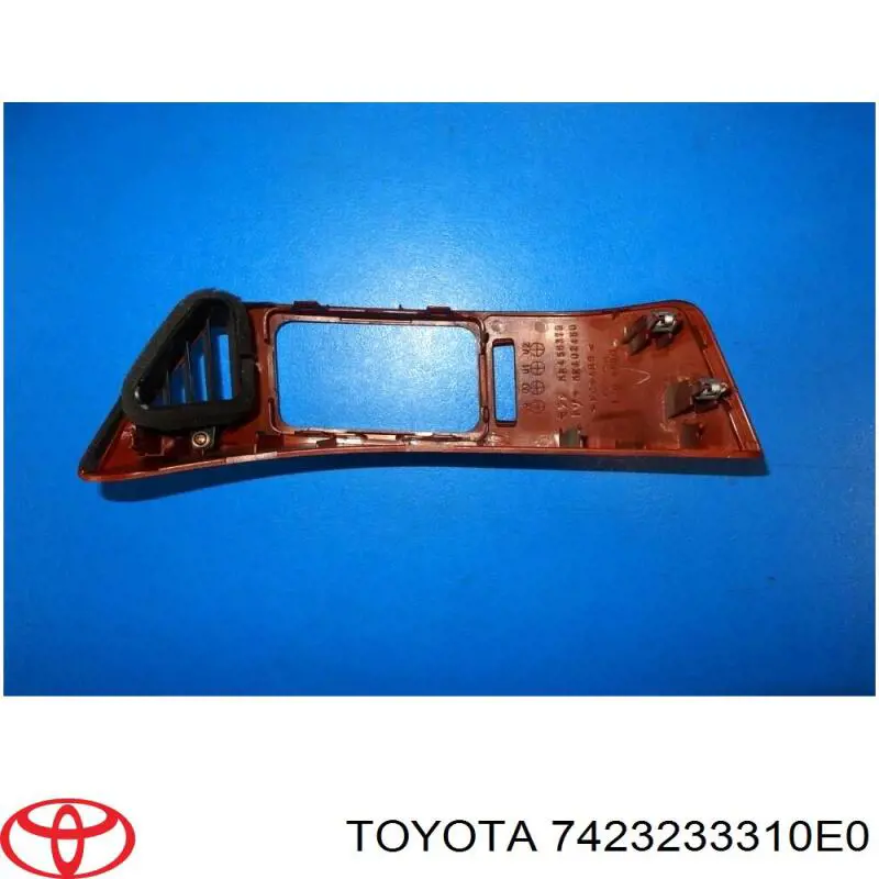 Do koszyka 7423233310E0 Toyota Panel (nakładka) modułu sterowania podnośnikiem szyby przedni lewy