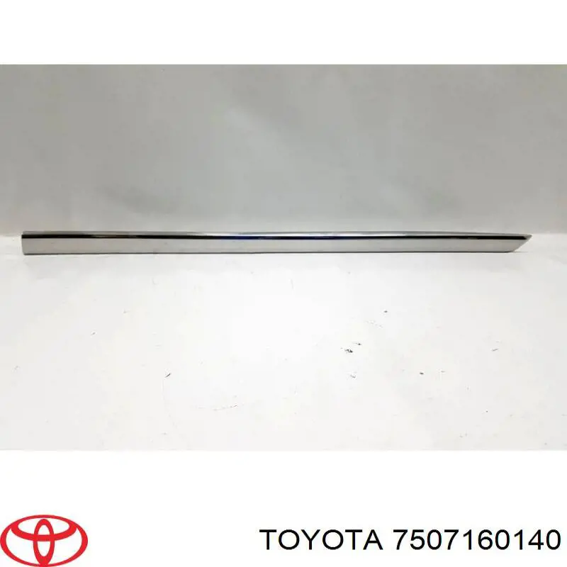 Listwa ochronna drzwi przednich prawych Toyota 7507160140 cena, od 141,48 USD