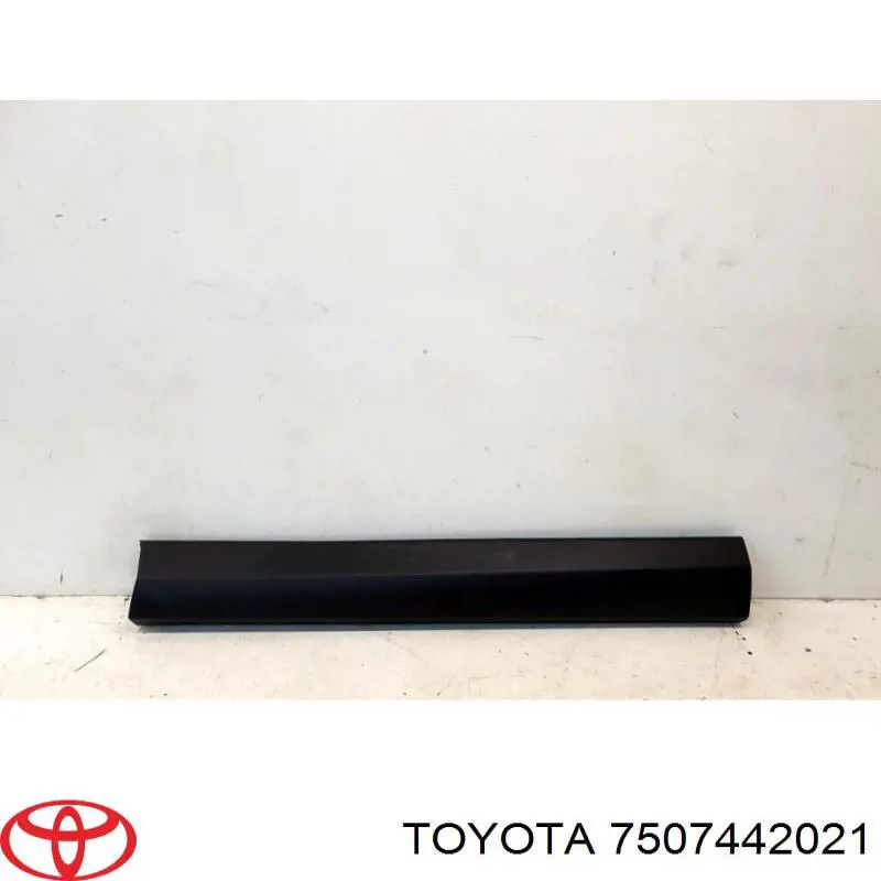 7507442021 Toyota Listwa ochronna drzwi przednich lewych dolna