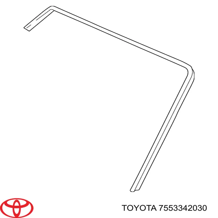 Uszczelka szyby przedniej do Toyota RAV4 I XA