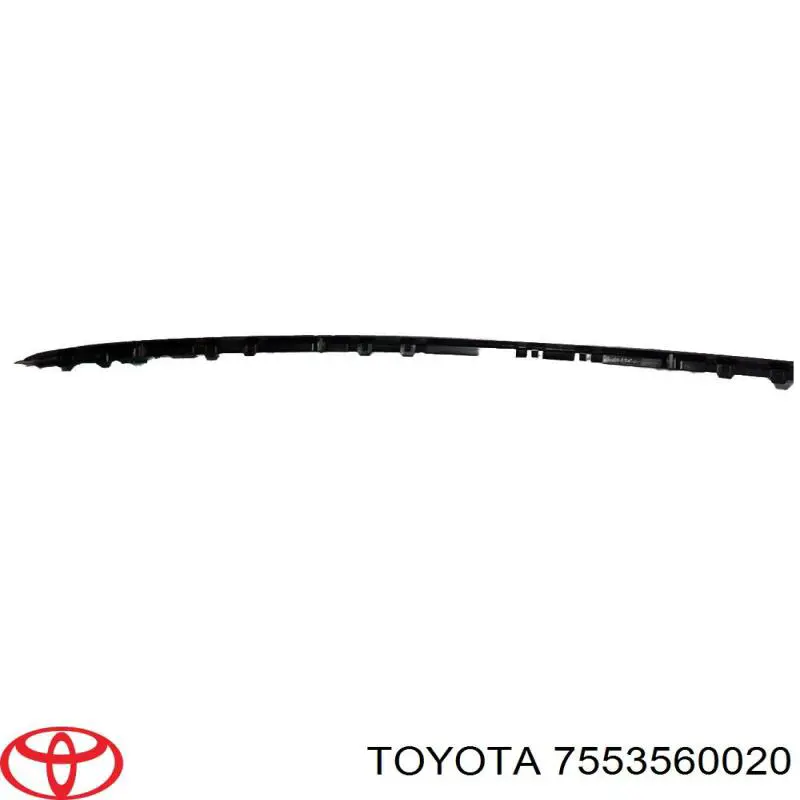 Listwa ochronna szyby przedniej prawa Toyota Land Cruiser PRADO (J150)