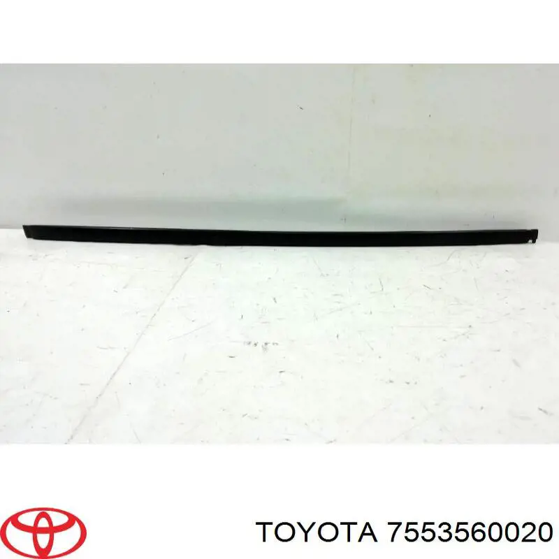 Listwa ochronna szyby przedniej prawa Toyota 7553560020 cena, od 29,55 USD