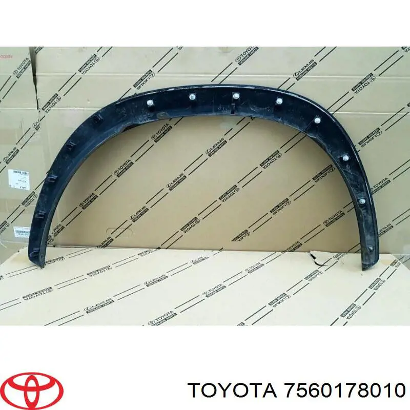 Poszerzenie (nakładka) reperaturki błotnika przedniego prawy Toyota 7560178010 cena, od 16,79 USD
