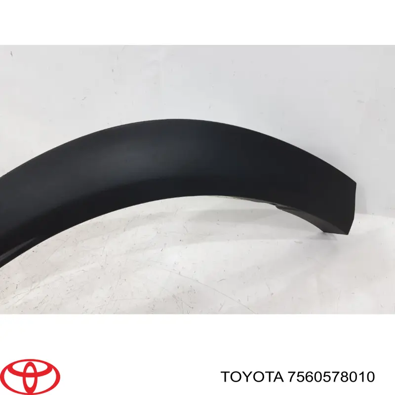 Do koszyka 7560578010 Toyota Poszerzenie (nakładka) reperaturki tylnego błotnika prawy