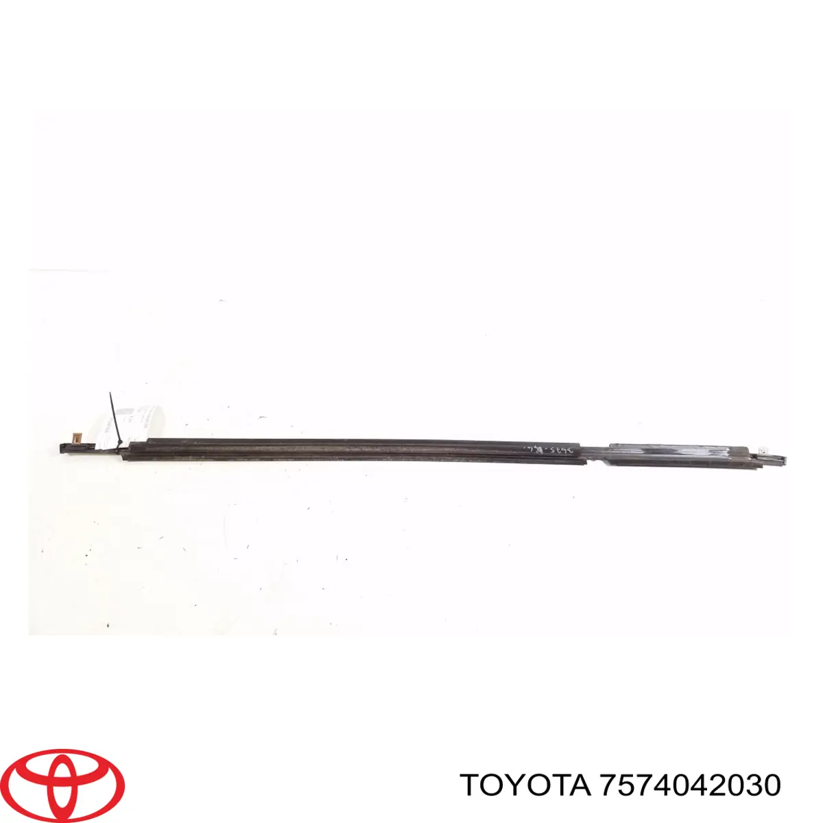Listwa ochronna szyby opuszczanej drzwi tylnych lewych Toyota 7574042030 cena, od 36,20 USD