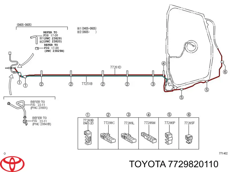 Do koszyka 7729820110 Toyota 