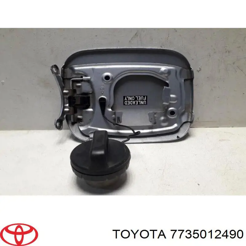 Klapka wlewu paliwa Toyota 7735012490 cena, od 56,18 USD