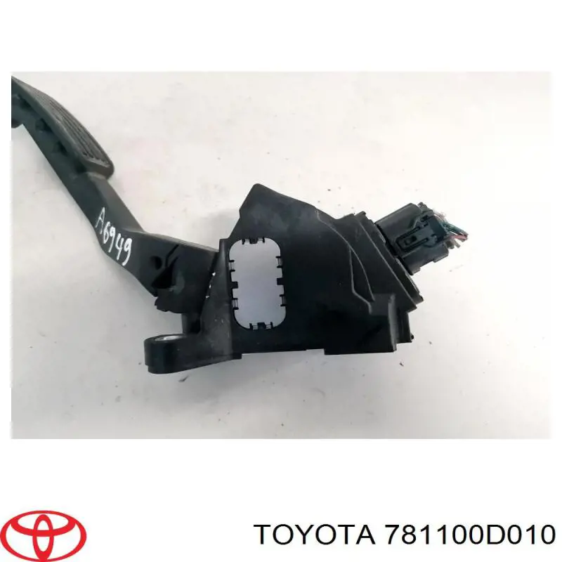 Pedał przyspieszenia (gazu) Toyota 781100D010 cena, od 57,89 USD