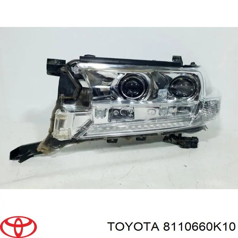 8110660K10 Toyota Reflektor lewy