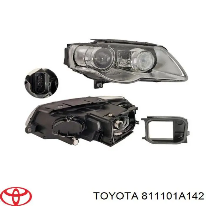  Reflektor prawy Toyota Corolla 