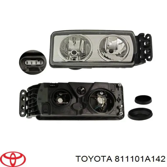 Reflektor prawy do Toyota Corolla  E8