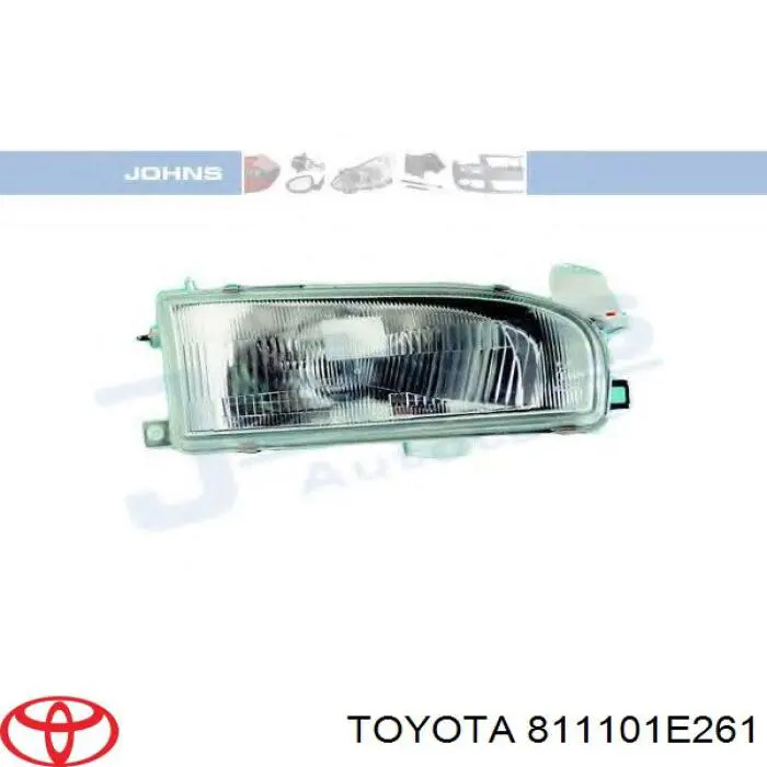 Reflektor prawy Toyota 811101E261 cena, od 81,31 USD