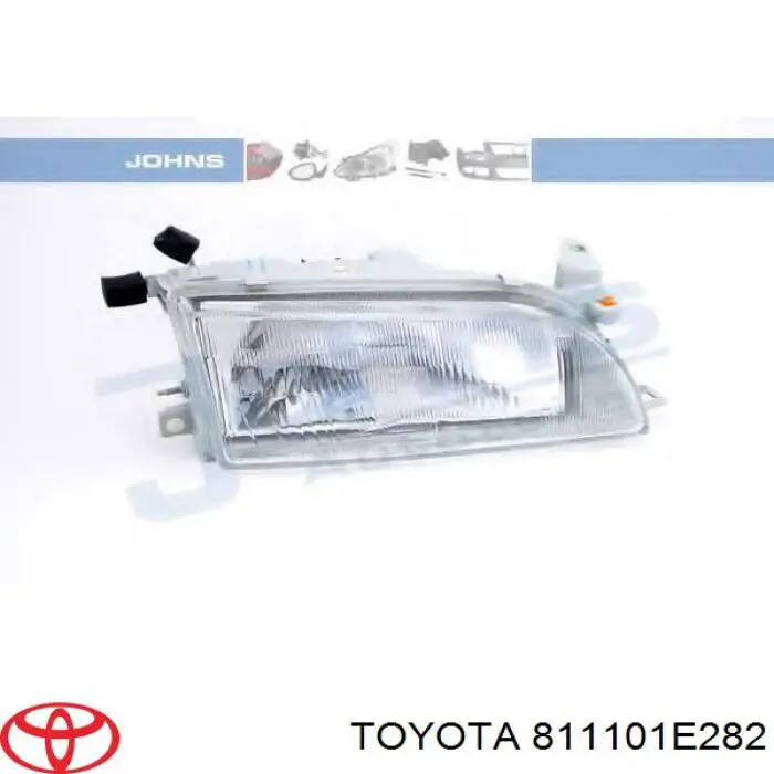 Do koszyka 811101E282 Toyota Reflektor prawy