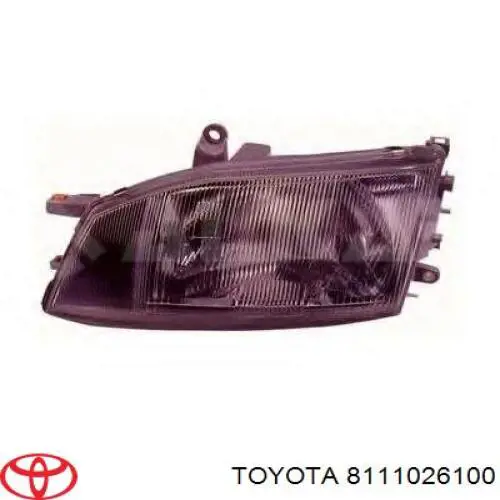 Do koszyka 8111026100 Toyota Reflektor prawy