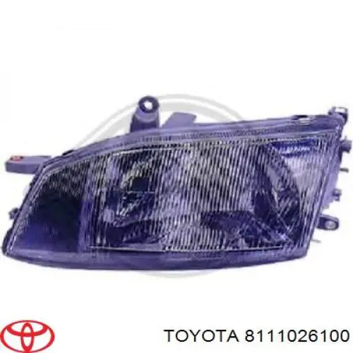Reflektor prawy 8111026100 Toyota