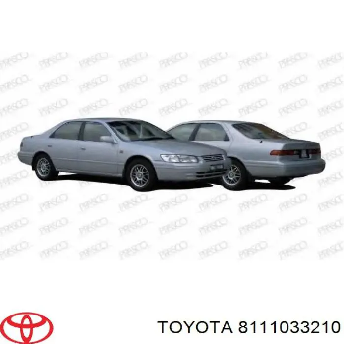 Reflektor prawy do Toyota Camry IV V20