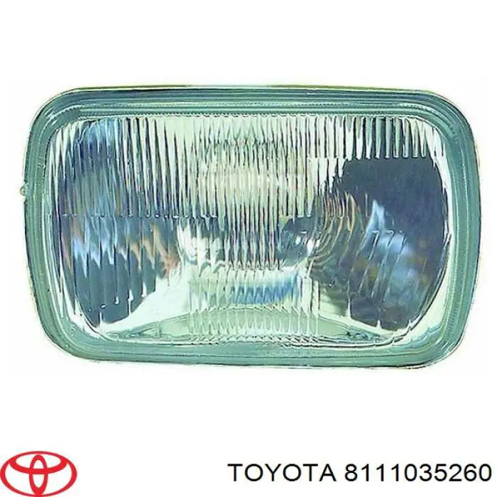 Reflektor prawy do Toyota Hilux  N