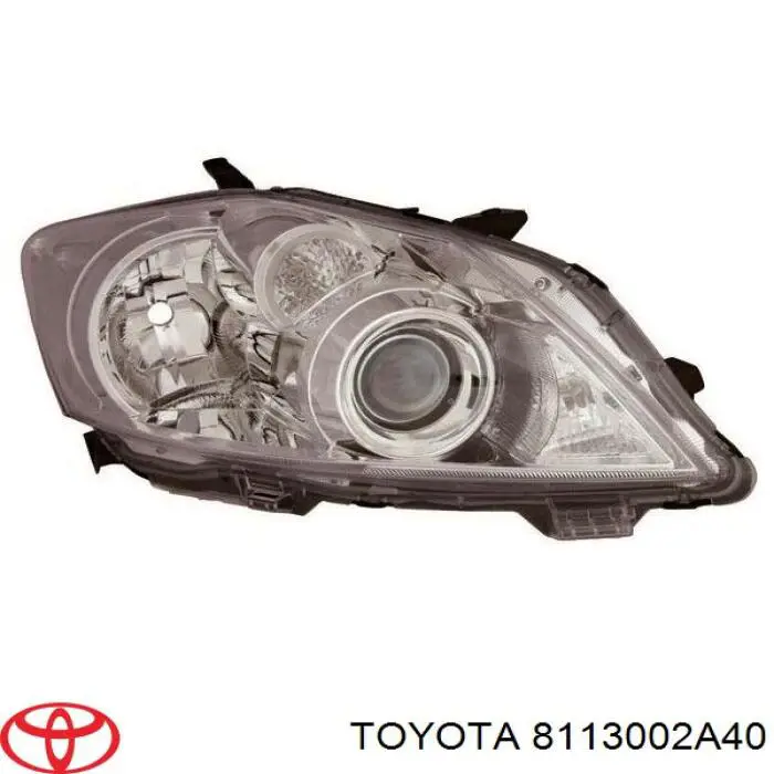 8113002A40 Toyota Reflektor prawy