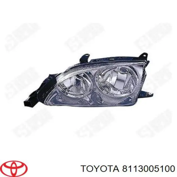 Do koszyka 8113005100 Toyota Reflektor prawy