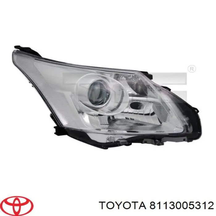 Reflektor prawy Toyota 8113005312 cena, od 230,05 USD