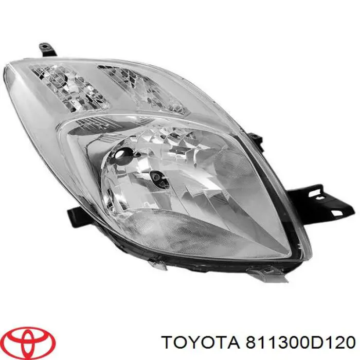 Do koszyka 811300D120 Toyota Reflektor prawy