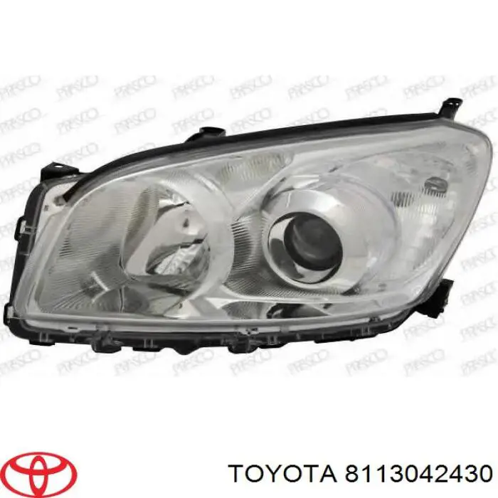 8113042430 Toyota Reflektor prawy