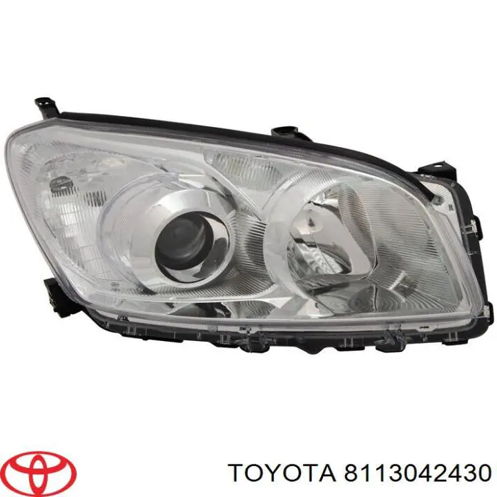 Reflektor prawy Toyota 8113042430 cena, od 216,48 USD