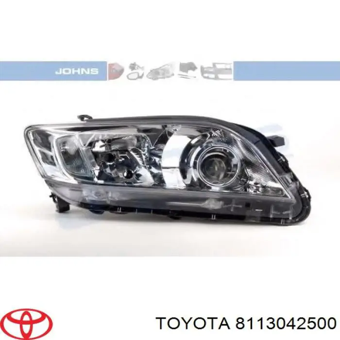 Do koszyka 8113042500 Toyota Reflektor prawy
