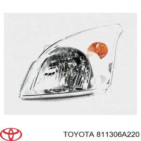 811306A220 Toyota Reflektor prawy