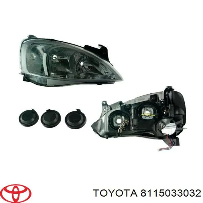 Do koszyka Reflektor lewy Toyota Camry III V10