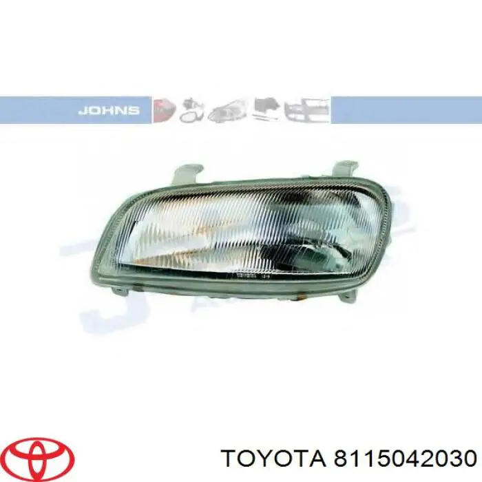Reflektor lewy Toyota 8110642030 cena, od 107,77 USD