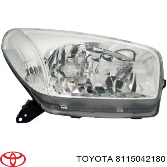 Do koszyka 8115042180 Toyota Reflektor lewy